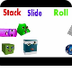 Stack Slide or Roll 3D shapes 