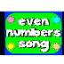 Even Number Song -