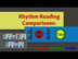 Rhythm Reading Comparison: 4/4