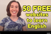How to learn English for free: