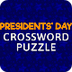 Presidents' Day Crossword Puzz