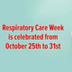 Respiratory Care Week Is Celeb