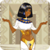 Viste a la princesa egipcia