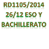 RD1105/2014 26/12 ESO Y BACH