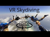 3D 360 VR skydiving experience