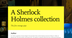 A Sherlock Holmes collection M