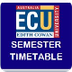 ECU | Semester Timetable : Web