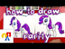 How To Draw Rarity My Little P