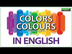 Colors in English - Colours in