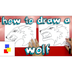 How To Draw A Wolf - YouTube