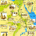 een kaart van egypte