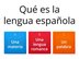 Lengua española - Cuestionario