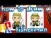 How To Draw A Fisherman For Fa