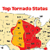 Top Tornado States
