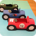 Coches con rollos de papel
