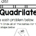 Classifying quadrilaterals - L