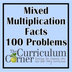 Mixed Multiplication Facts 100
