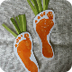 Spring Footprint Art