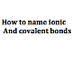  How to Name 