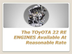 The Toyota 22 RE ENGINES Avail